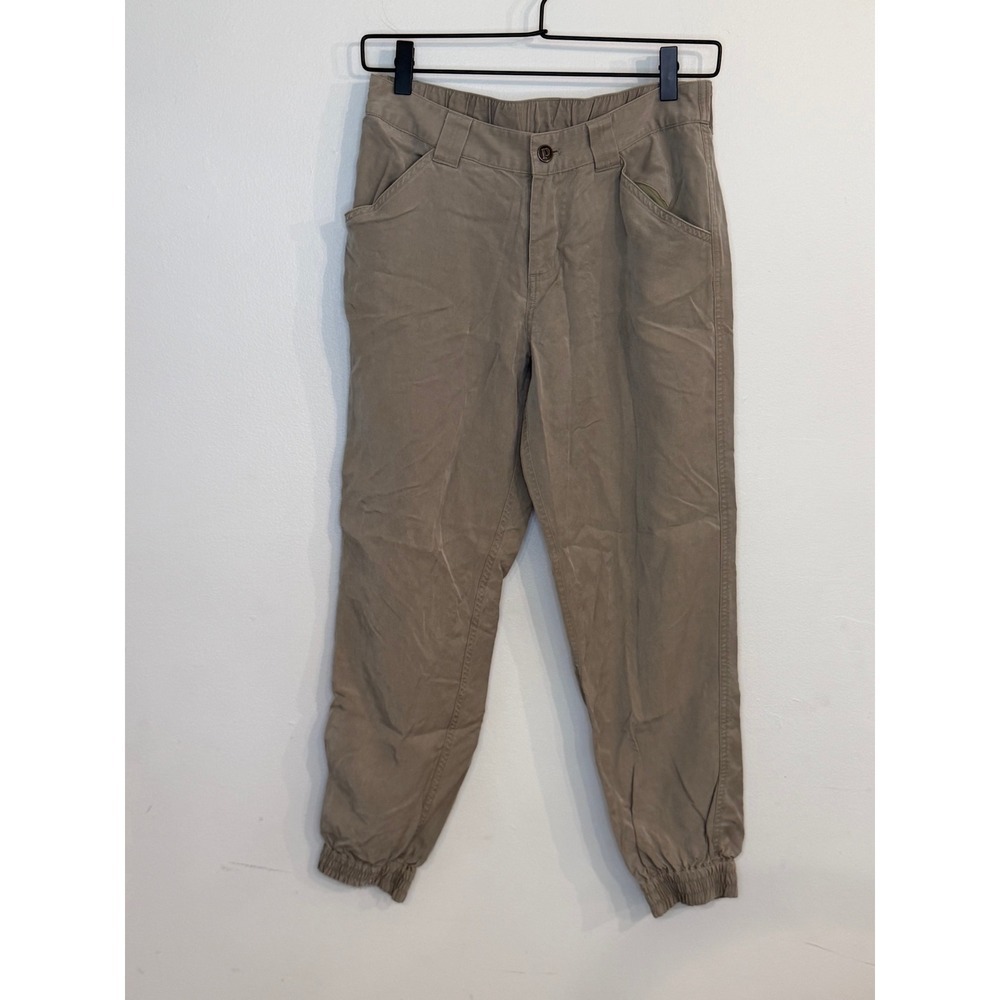 Patagonia Joggers Shale Beige Tencel Lyocell Pants Womens Size‎ 4